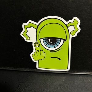 ANGRY ALIEN/ MONSTER STICKER